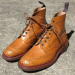 Tricker's Stow boots in acorn leather